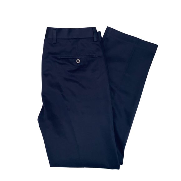 Dockers Essential Khaki Slim Fit Navy Blue 34/32 Men's Pants - Picture 4 of 9